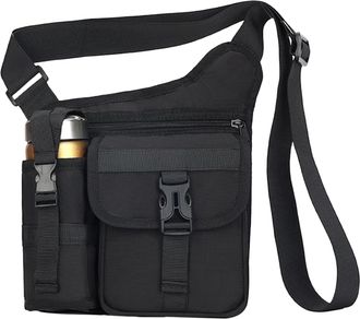 Generic Shoulder Bag for Men - Outdoor Sports Shoulder Bag Chest Pack,Waterproof Pouch Backpack for Cycling Gym Travel School Work Camping Outdoor Holiday Bir