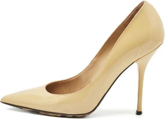 Dolce & Gabbana Pumps a punta in pelle lucida - Toni neutri