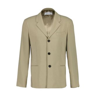 Ferragamo Single-Breasted Silk-Blend Blazer