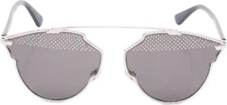Dior Pre-owned Accessories, female, Gray, Size: ONE SIZE Pre-owned Plastic Sunglasses
