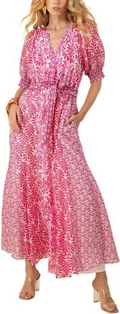 Hale Bob Linen-Blend Estella Maxi Dress