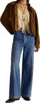Free People Libre Wide Leg Jeans In Goodie Goodie