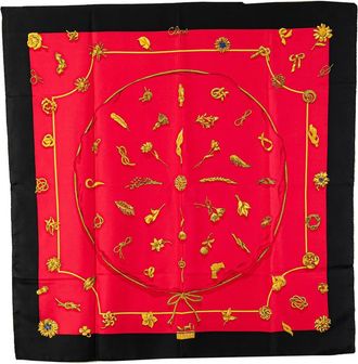 Hermès Foulard Clips in seta XX secolo - Multicolore