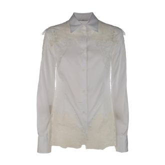 Ermanno Scervino Shirts, female, White, Size: XS Camicia