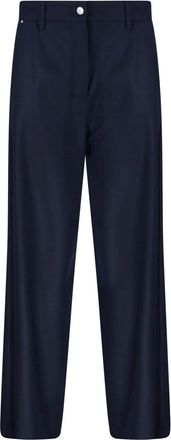 Max Mara Button Detailed Straight Leg Trousers