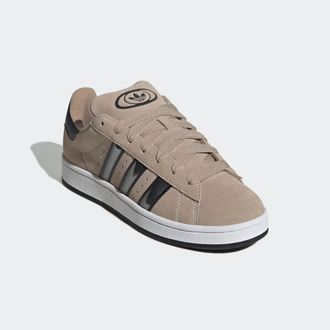 adidas Sneaker ADIDAS ORIGINALS CAMPUS 00S, Herren, Gr. 40,5, trace khaki, matte silber, core schwarz, Leder, Schuhe Sneaker