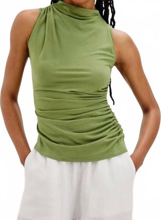 Rails Christen Sleeveless Mock Neck In Dill