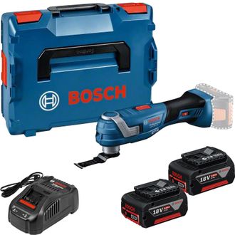 Bosch Akku-multi-cutter Gop 18v-34 / 2x 5,0 Ah Akku + Ladeger&auml;t In L-boxx 136