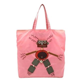 Prada Pre-owned Vintage Nylon Tote Bag - Pre-owned - Mujer - Rosa - ONE SIZE