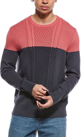 Brooks Brothers Colorblocked Crewneck Sweater