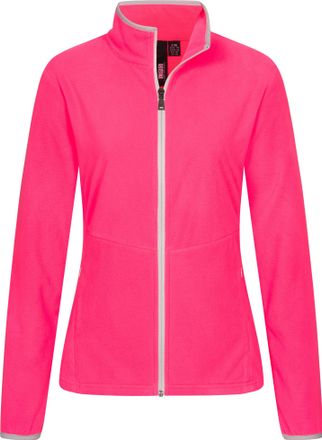 Deproc Fleecejacke DEPROC ACTIVE DECORAH II WOMEN, Damen, Gr. 40 (M), rosa, 100% Polyester, tailliert, gerader Abschluss, Jacken Fleecejacke, weiche Fleeceja