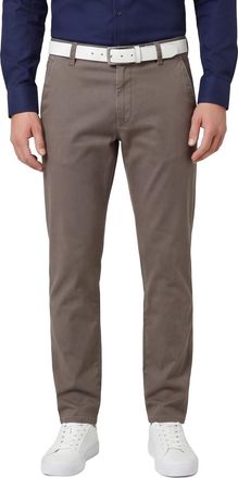 Meyer Katoenen Meyer pantalon perfect fit New York bruin katoen