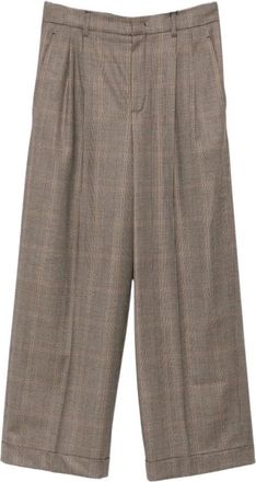 Gianvito Rossi Pantaloni a gamba larga Nevin - - Trousers - Donna - Marrone - S