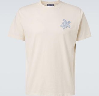 Vilebrequin Embroidered cotton jersey T-shirt