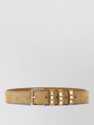 Valentino Garavani belt studded design suede finish