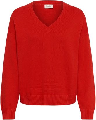 Part Two Bismilpw Pullover - Dames - Truien - Rood - Maat: M Katoen
