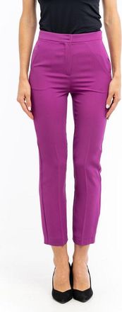 Patrizia Pepe Purple Polyester Casual Womens Pants