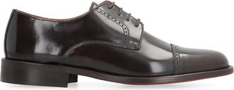 Bruno Magli Schoenen, Heren, Bruin, 40 EU, Leer, Klassieke Leren Brogue Veterschoenen