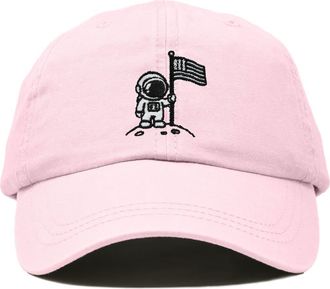 Dalix Moon Mission Dad Cap in Washed Pink at Nordstrom