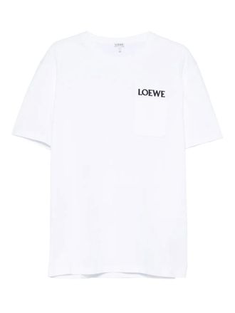Loewe T-shirt con taschino - Bianco