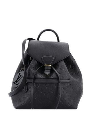 Louis Vuitton Montsouris NM Monogram Empreinte Leather PM backpack - Zwart