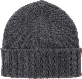 KANGRA Berretto a coste in cashmere - Grigio