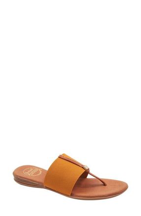 André Assous Nice Featherweights Slide Sandal in Marigold at Nordstrom, Size 11