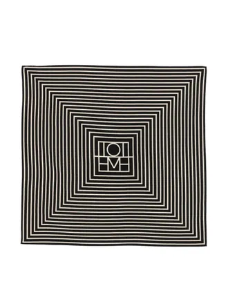 Toteme Signature Monogram Silk Scarf