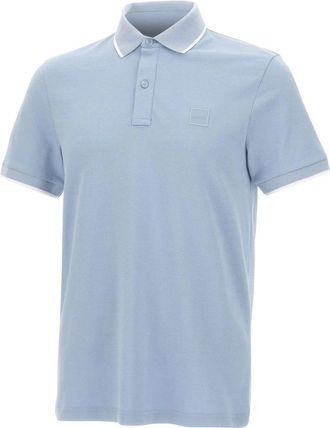 HUGO BOSS Passertip Polo - Heren - Polos - Blauw - S - Katoen - Tops