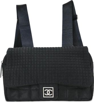 Chanel Zaino Choco Bar con logo CC 2006 - Nero