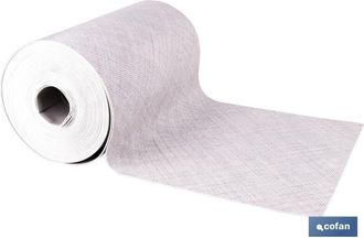 cofan Cofan - Rollo De Alfombra Vin&iacute;lica Con Efecto Jaspeado Gris Claro 84% Vinilo 16% Poli&eacute;ster 52 Cm X 20 M