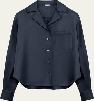 Loewe Silk Twill Pajama Shirt