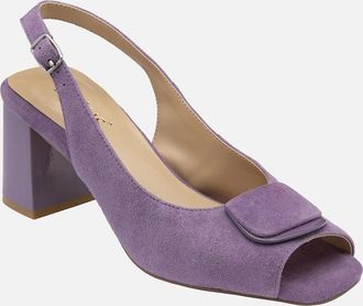 Lotus Womens Josefa Womens Heeled Sandals - Purple - Size: 4