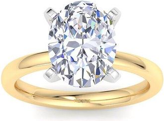 SuperJeweler Superjeweler 14K 4.00 Ct. Tw. Lab-Grown Diamond Ring