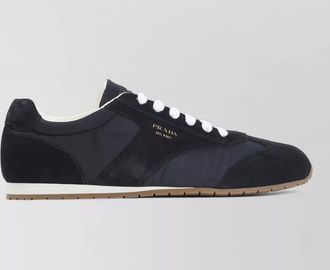 Prada leather low-top sneakers