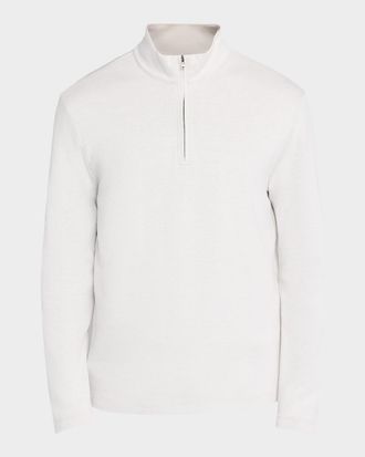 Vince Men & apos;s Cotton Blend Quarter-Zip Sweater