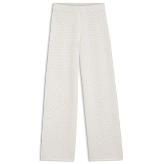 BOSS Cotton pants with micro-lace structure