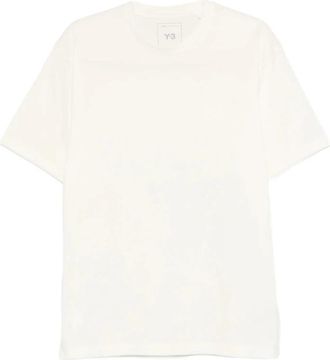 Yohji Yamamoto Regular Short Sleeve Tee - Heren - T-shirts - Wit - L - Katoen - Tops
