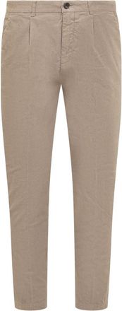 Department Five Beige Pleated Chino Pants