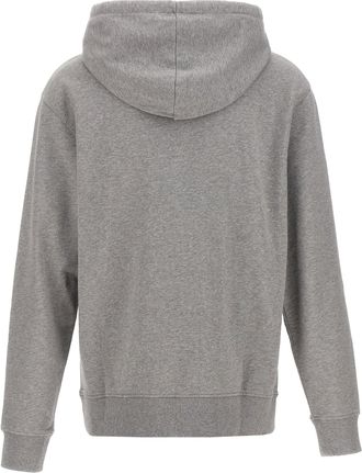 J.W.Anderson Logo-Embroidered Hoodie - Grey