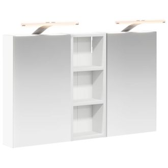 vidaXL Juego De Muebles De Ba&ntilde;o Con Estante 3 Pcs 80 X 10,5 X 50 Cm Vidaxl