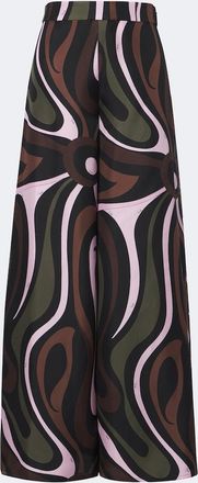 Pucci Marmo silk palazzo pants