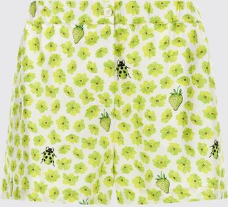 Versace Shorts VERSACE Woman color Green