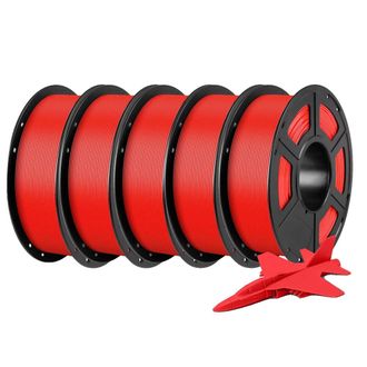 OEM Filamento Pla, 5 Kg, Ecol&oacute;gico, 5 Kg Rojo