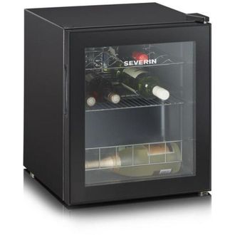 Severin ks 9889 cantinetta, capacit&agrave; di 15 bottiglie da 0,75 l, temperatura regolabile 4-18&deg;c, nera