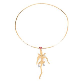 Valentino Garavani Dames, Accessoires, Geel, Maat: ONE Size Leer