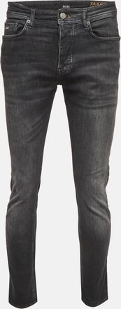 HUGO BOSS Boss By Hugo Boss Black Denim Taber Tapered Fit Jeans M Waist