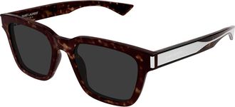 Saint Laurent SL 790/F Asian Fit 002 Mens Sunglasses Tortoiseshell Size 53 - Free RX Lenses - Free RX Lenses