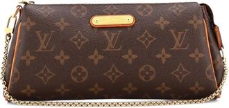 Louis Vuitton Eva Handbag Monogram Canvas clutch bag - Bruin