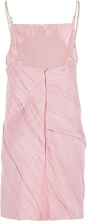 Sportmax Womens Pink Dress With Removable Chain-Link Strap Polyester